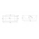 Акрилна Вана Подсилена с Фибростъкло 180см. TULIP