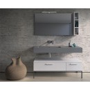 Стенна Мивка 136x51см. с Резервоар Отляво INCANTHO